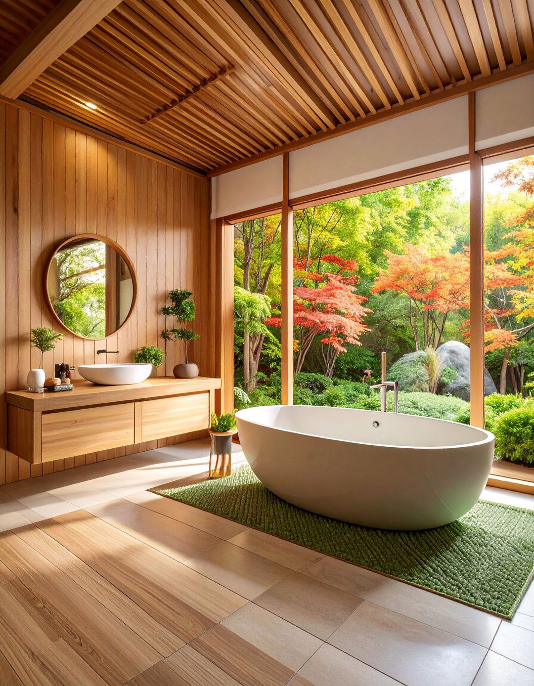 Japanese Inspired Zen Minimalism - 25 Ensuite Bathroom Ideas