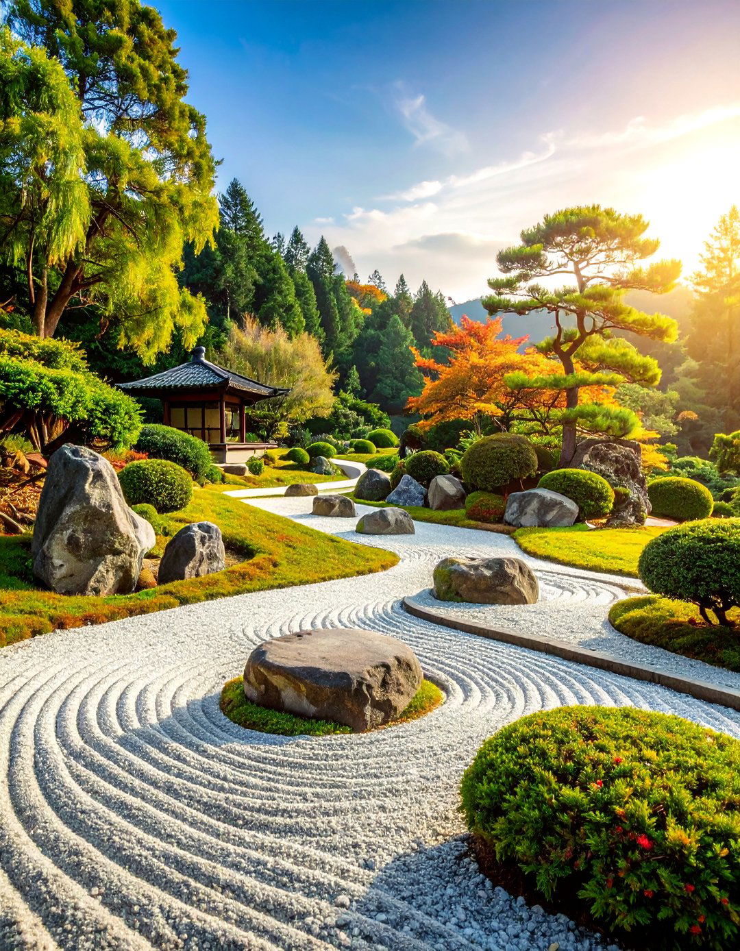 Japanese Inspired Zen Slope - 25 Sloped Garden Ideas