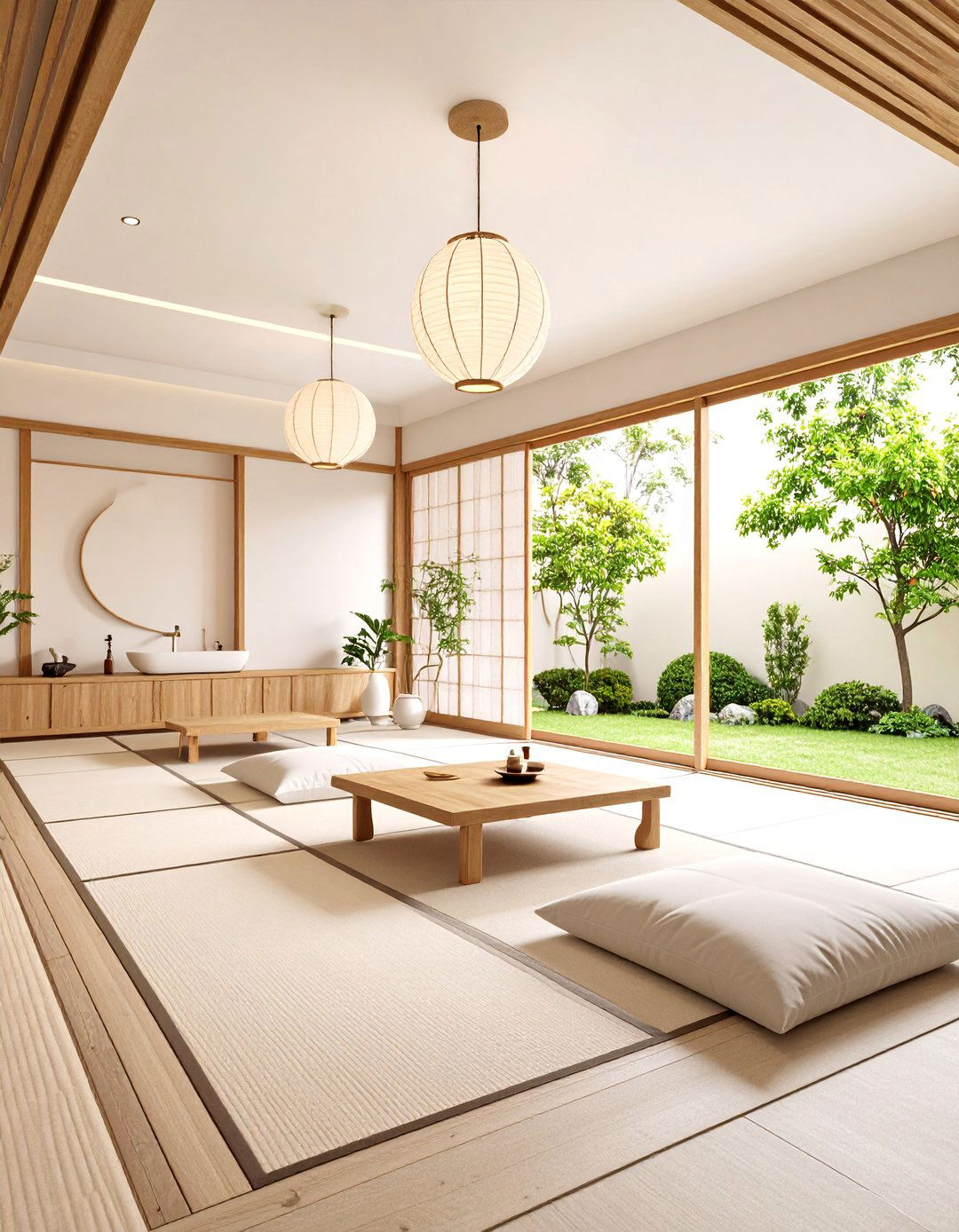 Japanese Minimalist Esthetician Room with Tatami Elements - 25 Esthetician Room Ideas