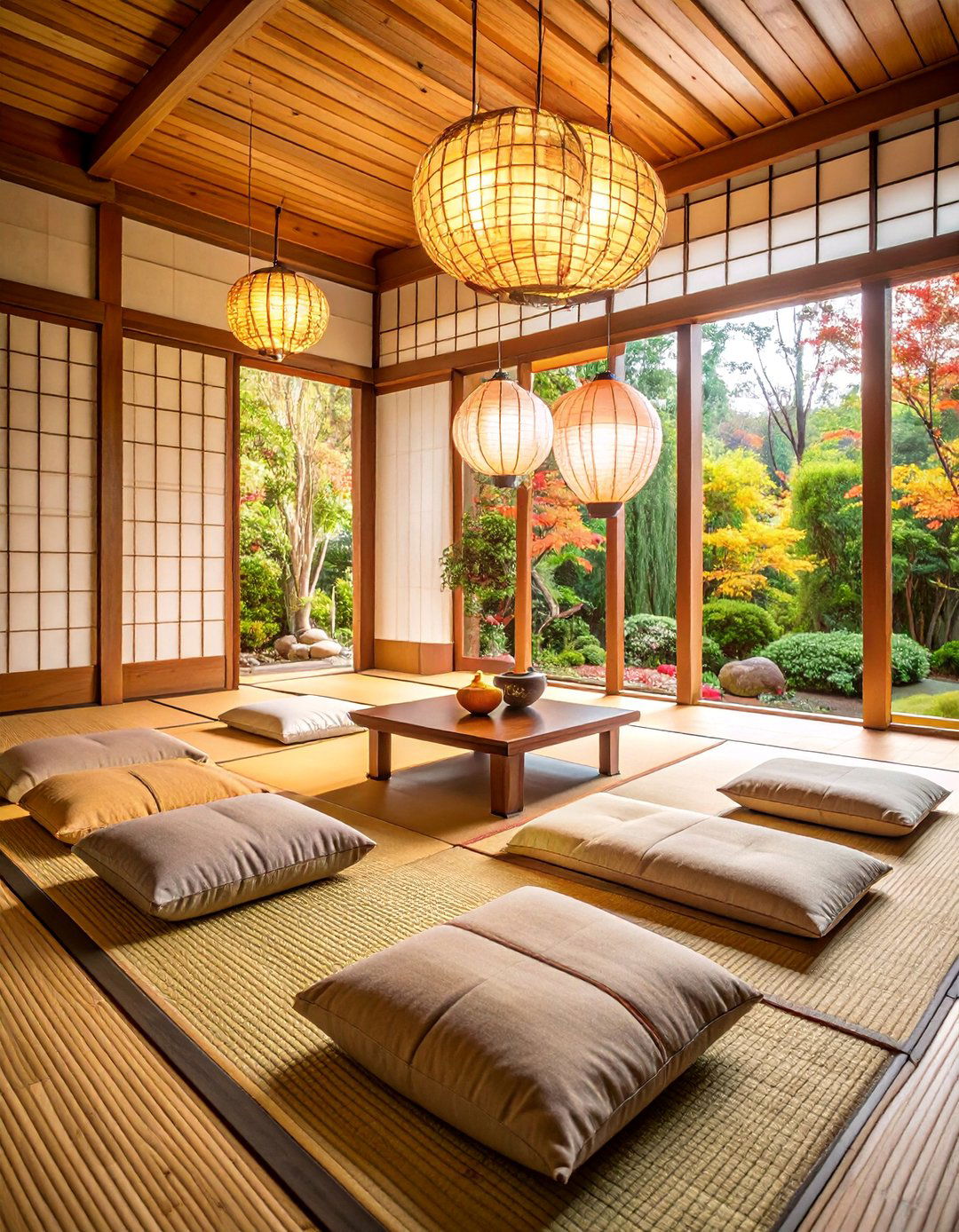 Japanese Zabuton Meditation Corner - 25 Floor Seating Ideas