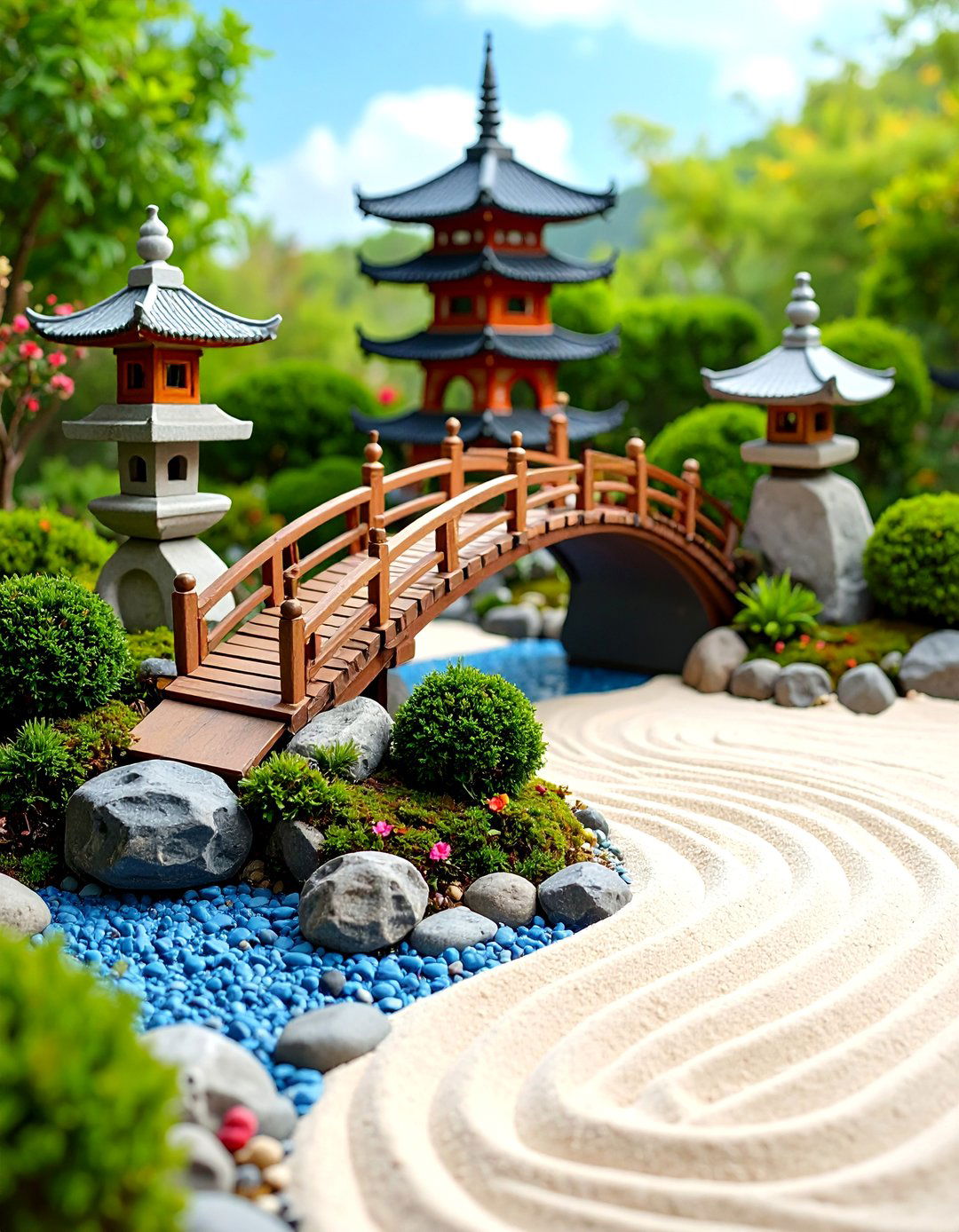 Japanese Zen Fairy Garden - 25 Large Fairy Garden Ideas