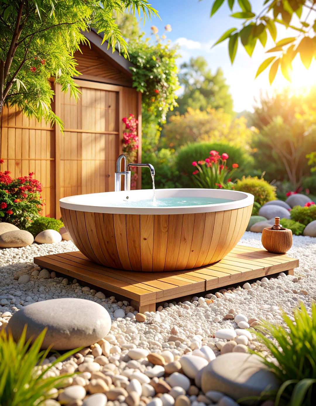 Japanese Zen Garden Bathroom - 25 Outdoor Bathroom Ideas