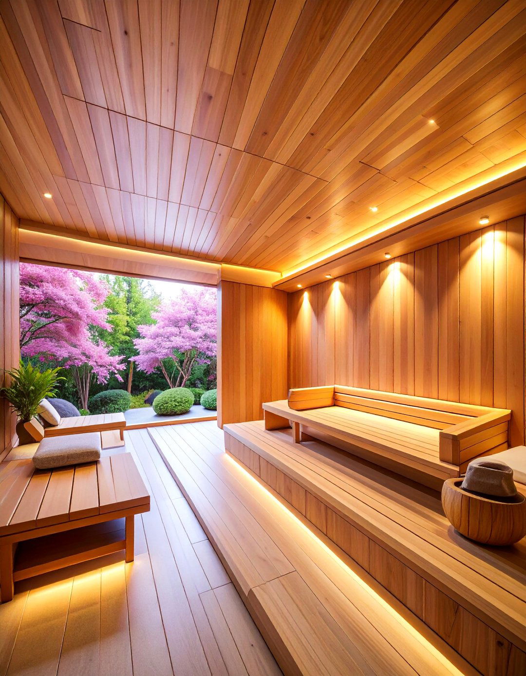 Japanese Zen Sauna with Minimalist Aesthetics - 25 Sauna Room Design Ideas