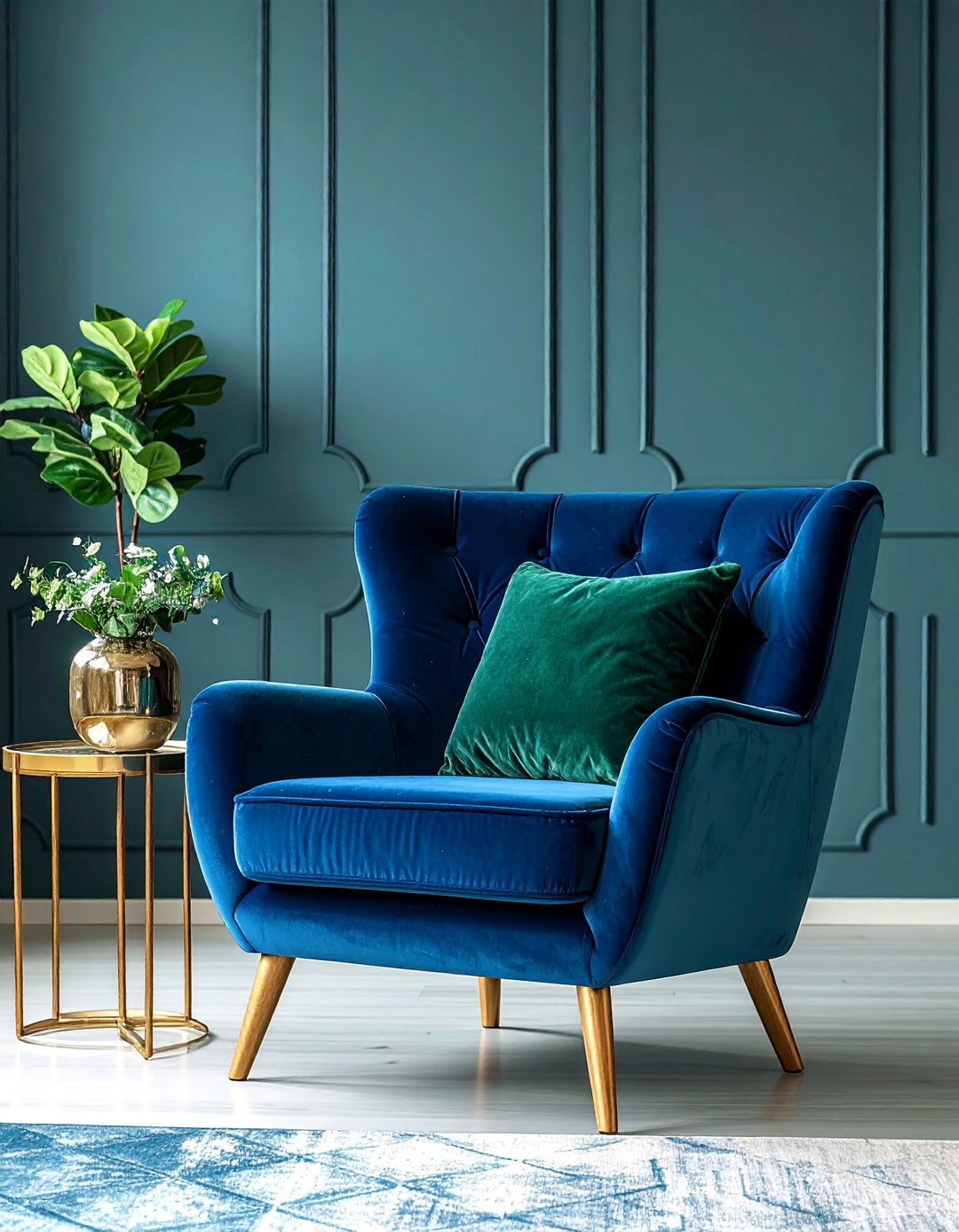 Jewel Tone Accent Approach - 25 Transitional Living Room Ideas