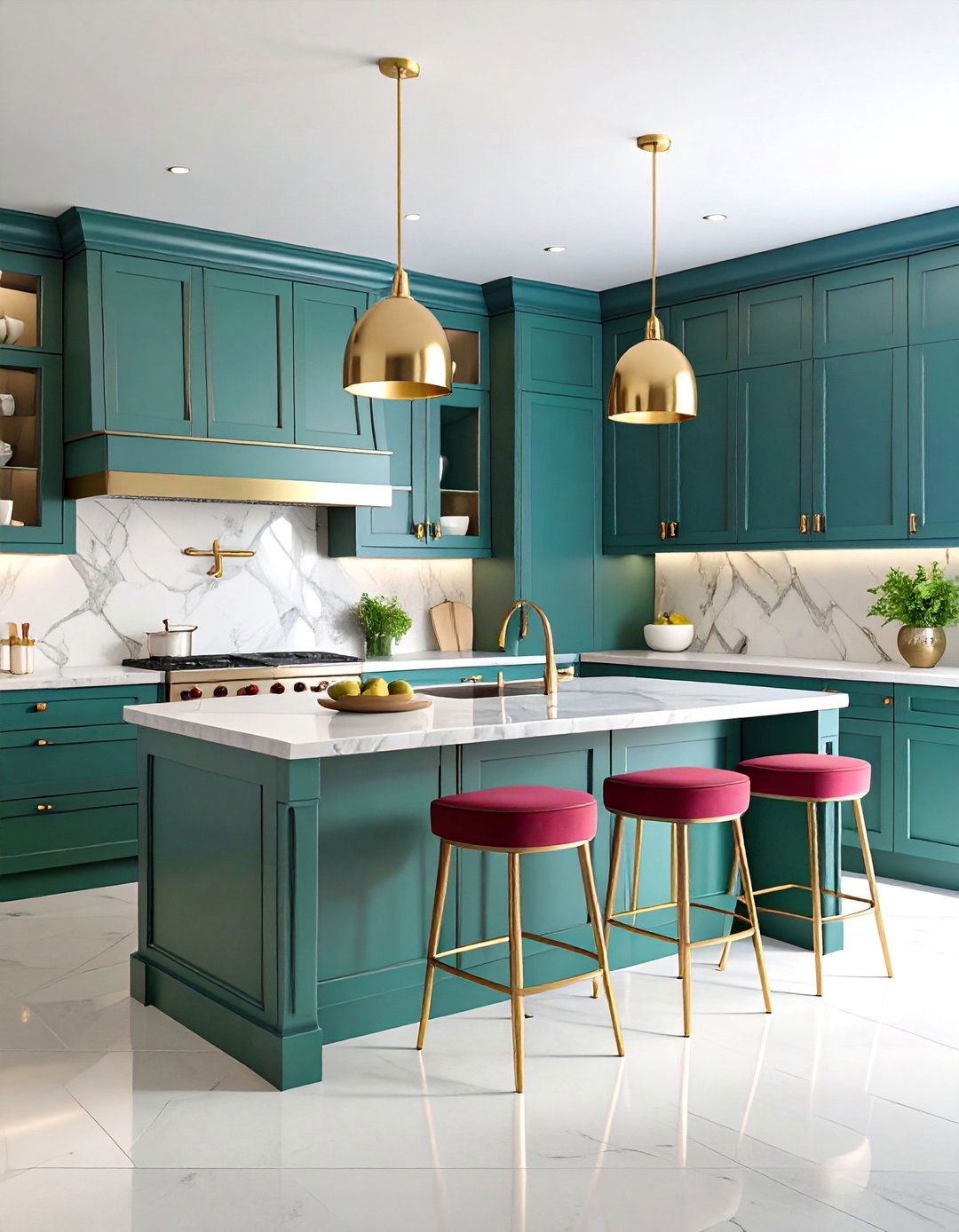 Jewel Tone Color Palette Maximalist Kitchen - 25 Maximalist Kitchen Decor Ideas
