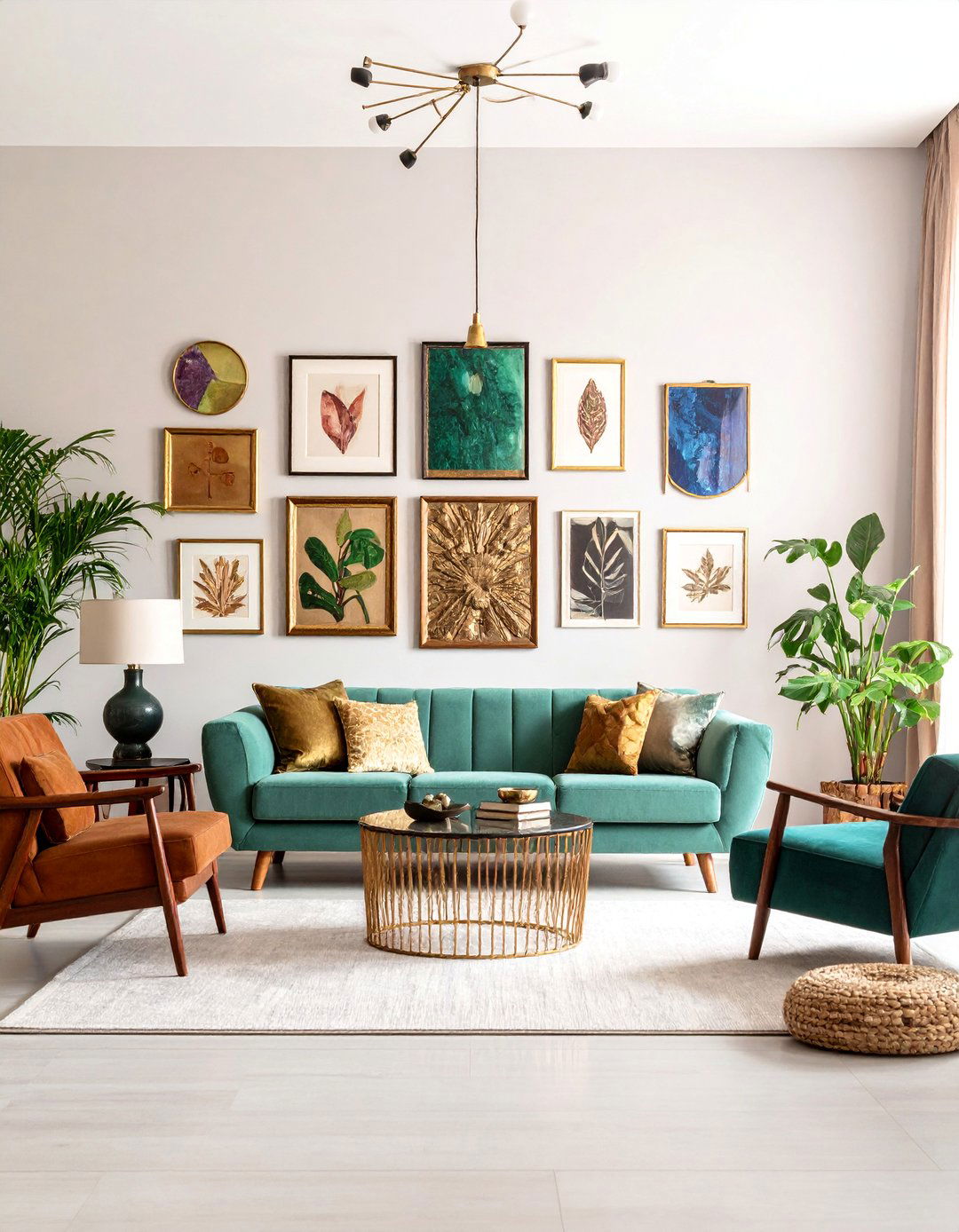 Jewel Tone Gallery Wall Collection - 25 Ways to Decorate With Jewel Tones