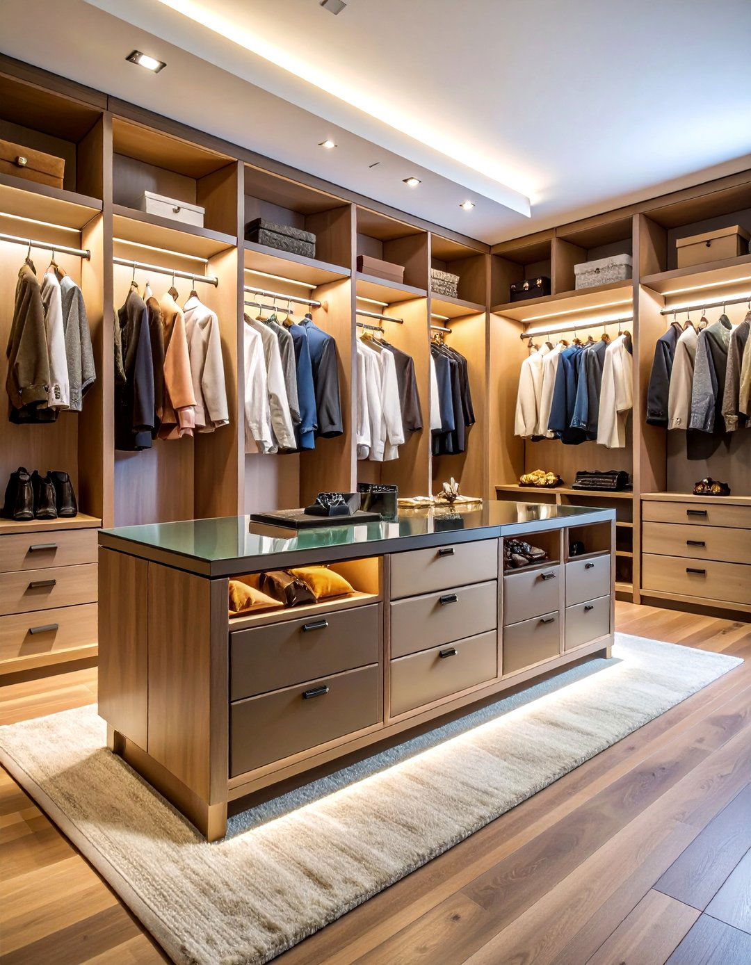 Jewelry Focused Closet Island - 25 Closet Island Ideas