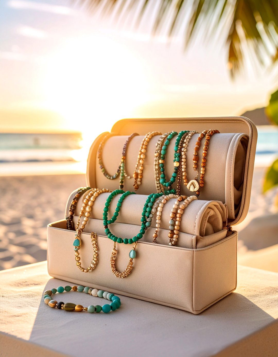 Jewelry Roll for Necklace and Bracelet Storage - 25 Jewelry Storage Ideas