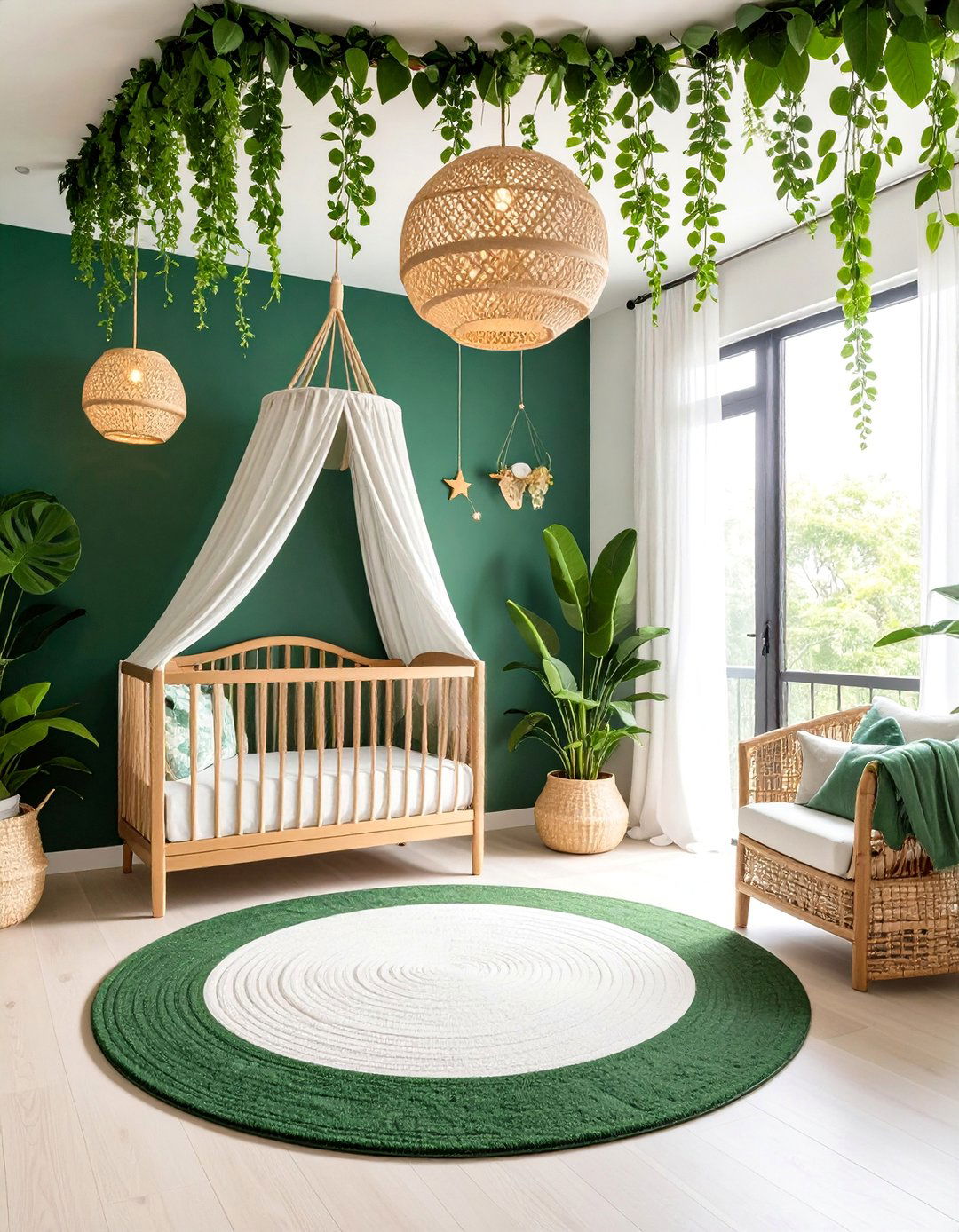 Jungle Canopy Safari Paradise - 25 Safari Nursery Decor Ideas