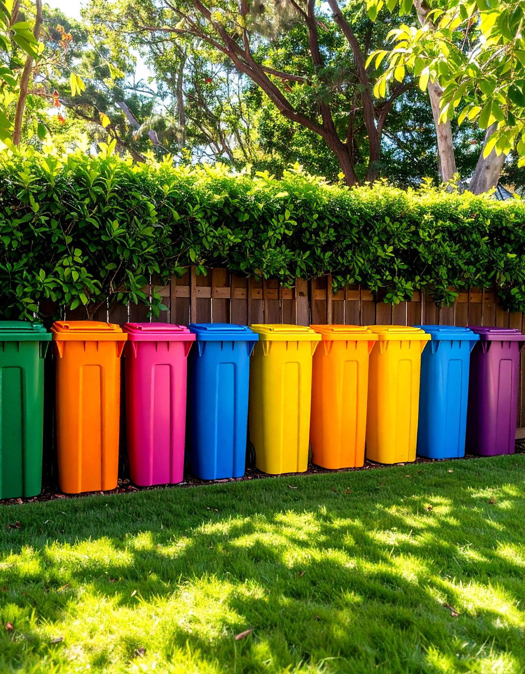 Kid Friendly Color Coded Bin Wall - 25 Pool Storage Ideas