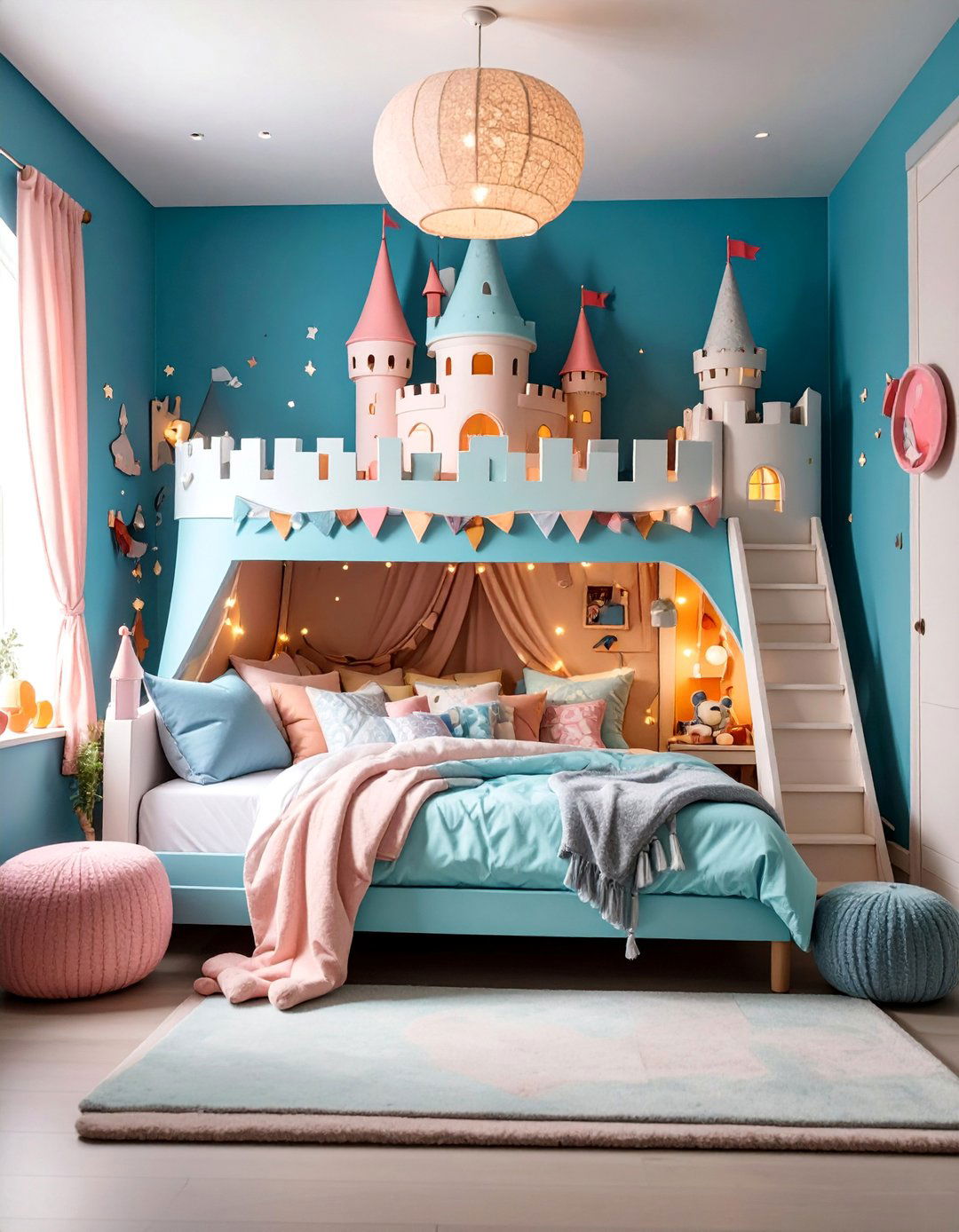 Kids Adventure Bed Nook with Themed Elements - 25 Bed Nook Ideas