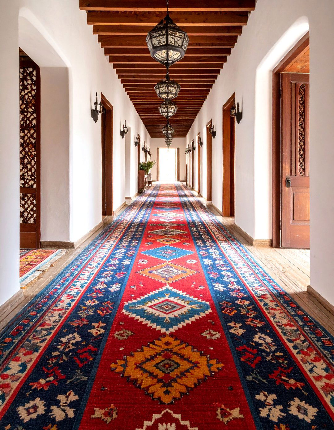 Kilim Flatweave Hallway Runner Rug - 25 Boho Rug Ideas