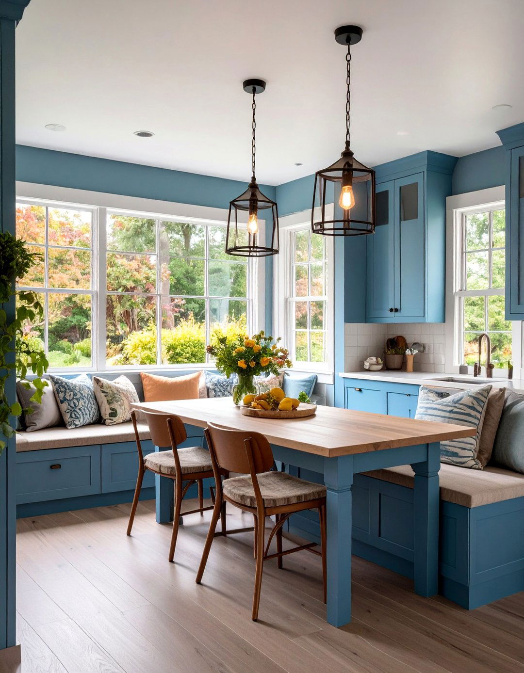 Kitchen Breakfast Nook with Bench Seating - 25 Alcove Ideas