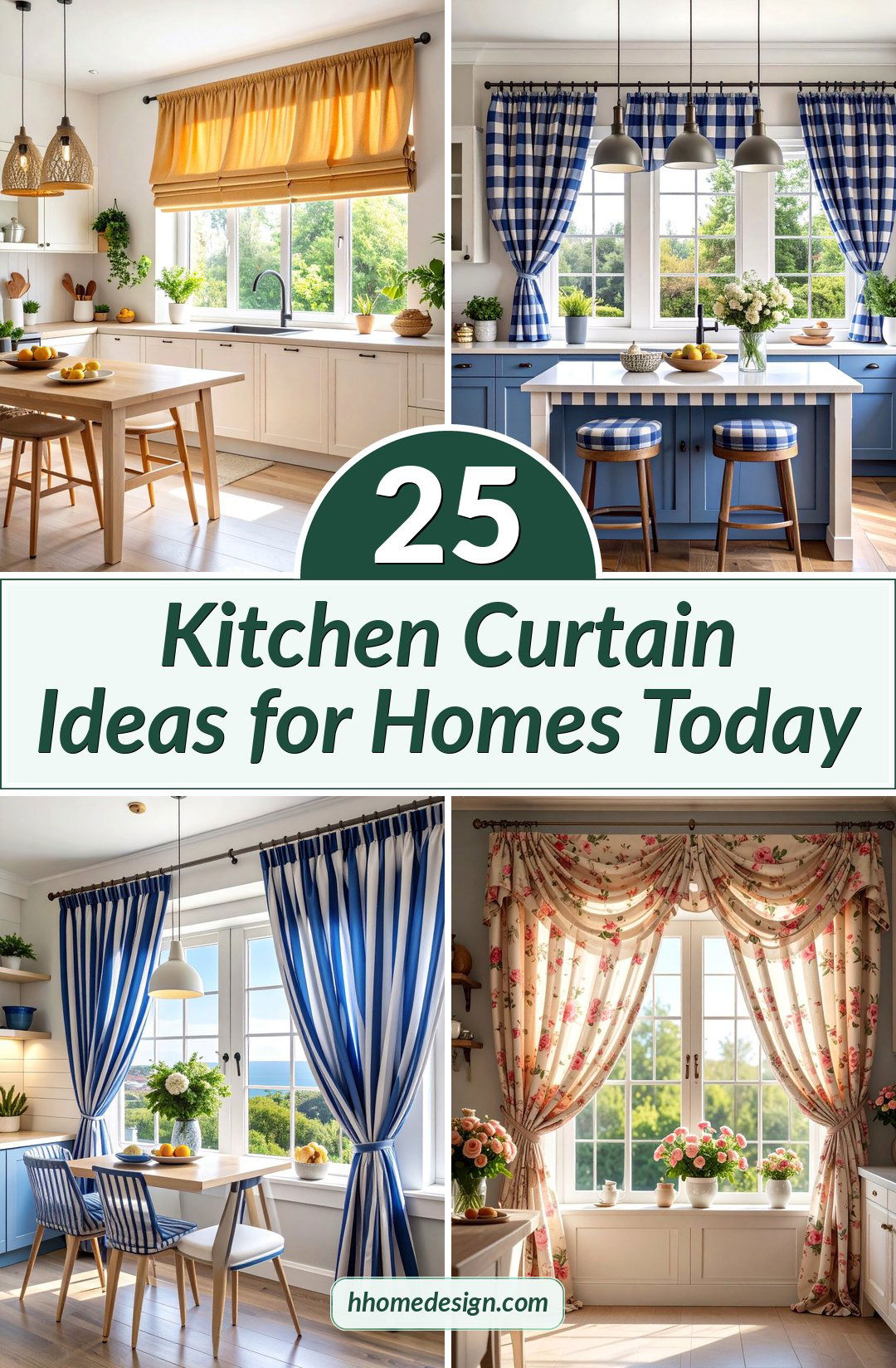 25 Kitchen Curtain Ideas for Homes Today