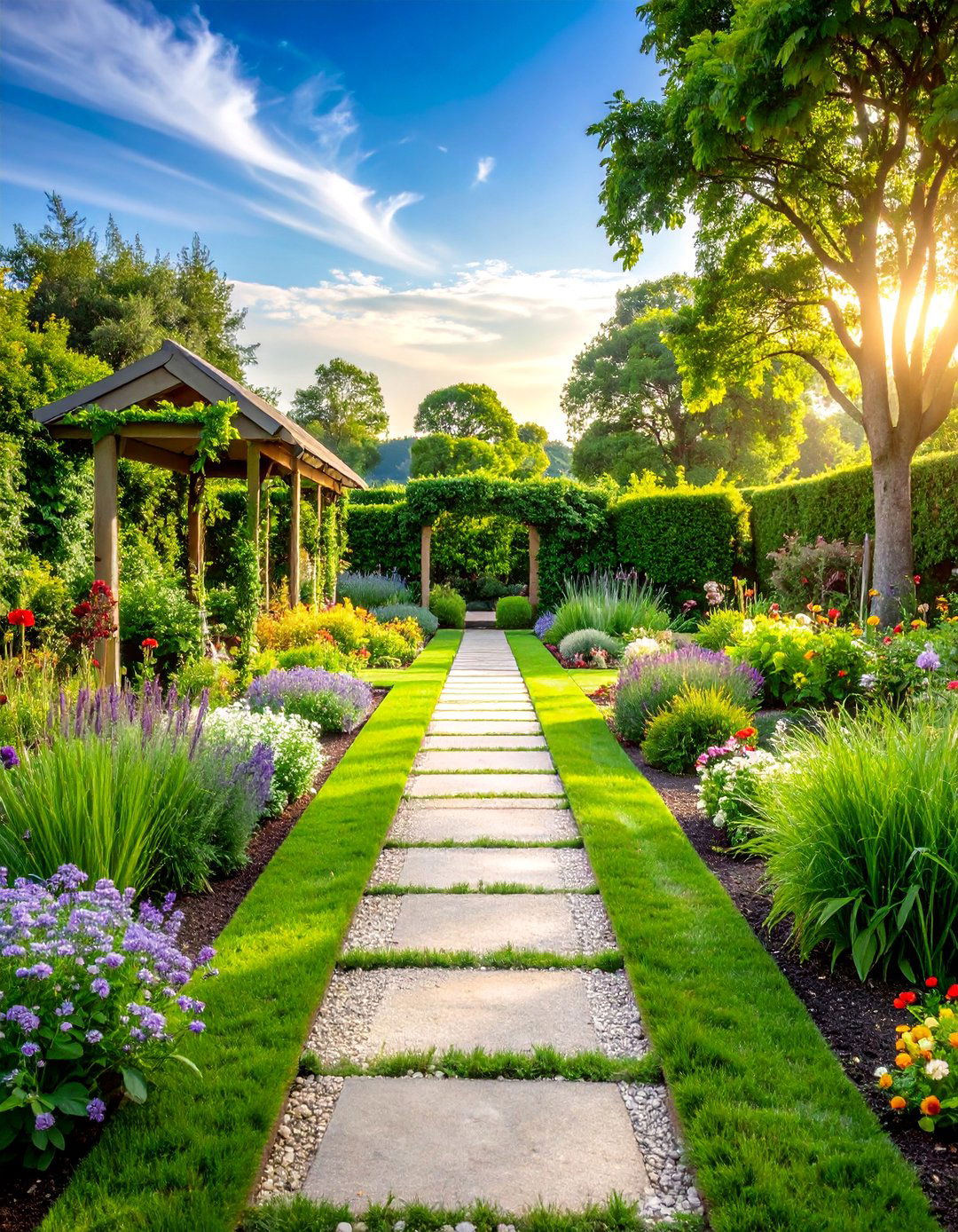 Kitchen Garden Parterre with Convenient Access - 25 Parterre Garden Ideas