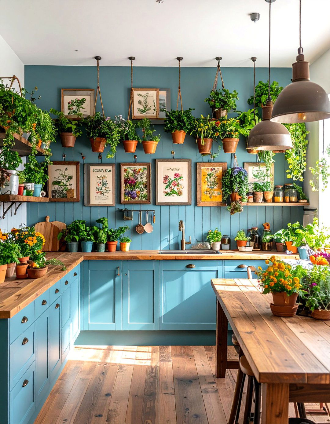 Kitchen Herb and Spice Gallery Wall - 25 Gallery Wall Ideas