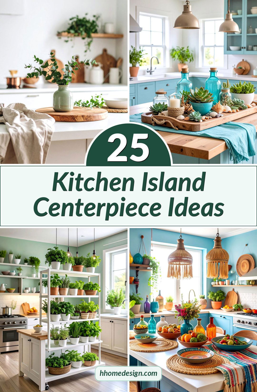 25 Kitchen Island Centerpiece Ideas