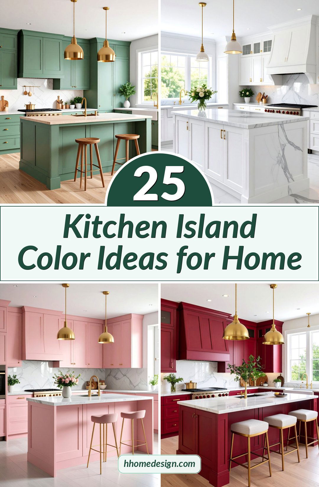 25 Kitchen Island Color Ideas for Home