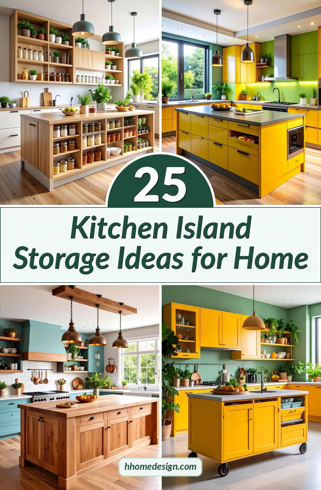 25 Kitchen Island Storage Ideas for Home
