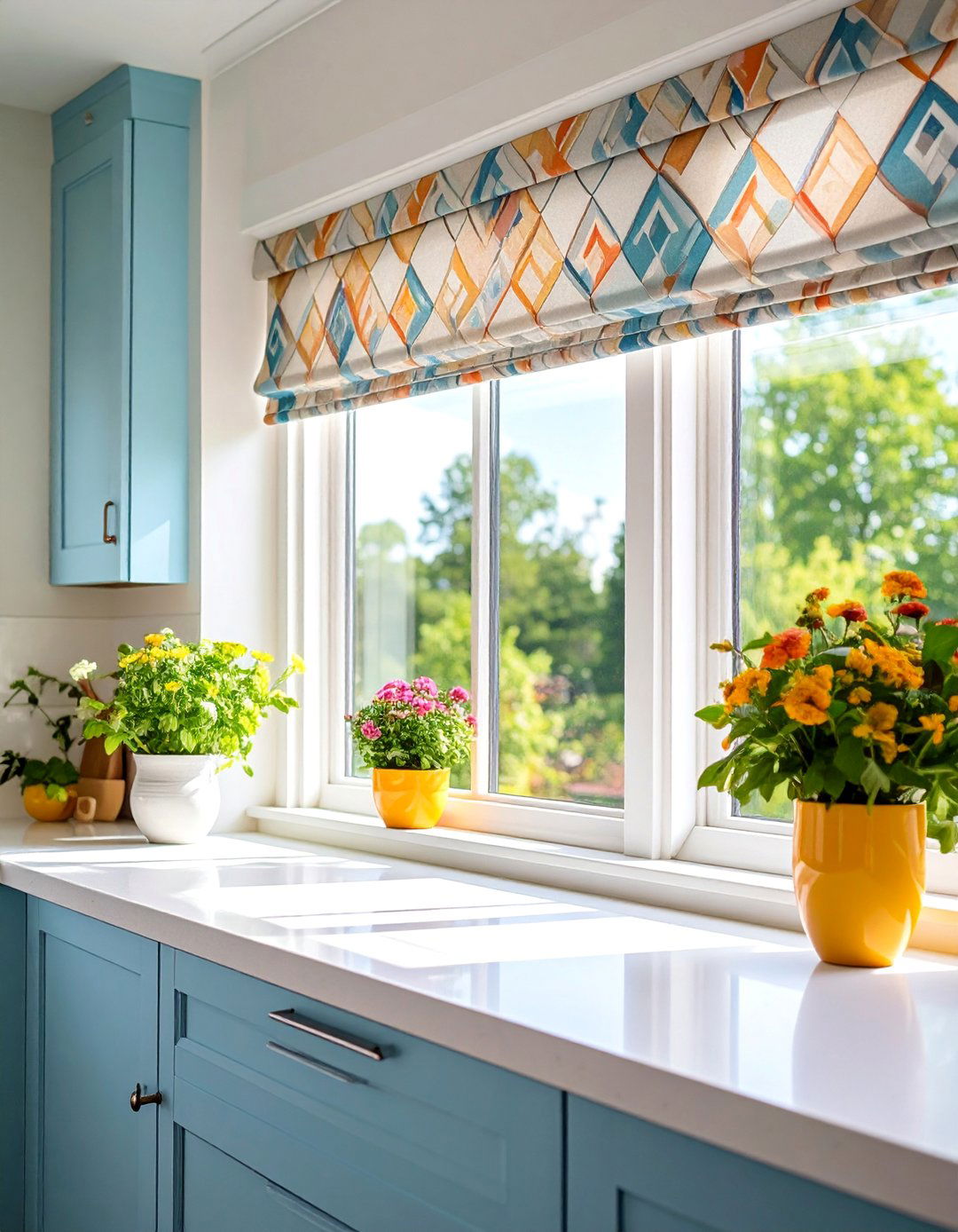 Kitchen Window Cornices - 25 Kitchen Curtain Ideas