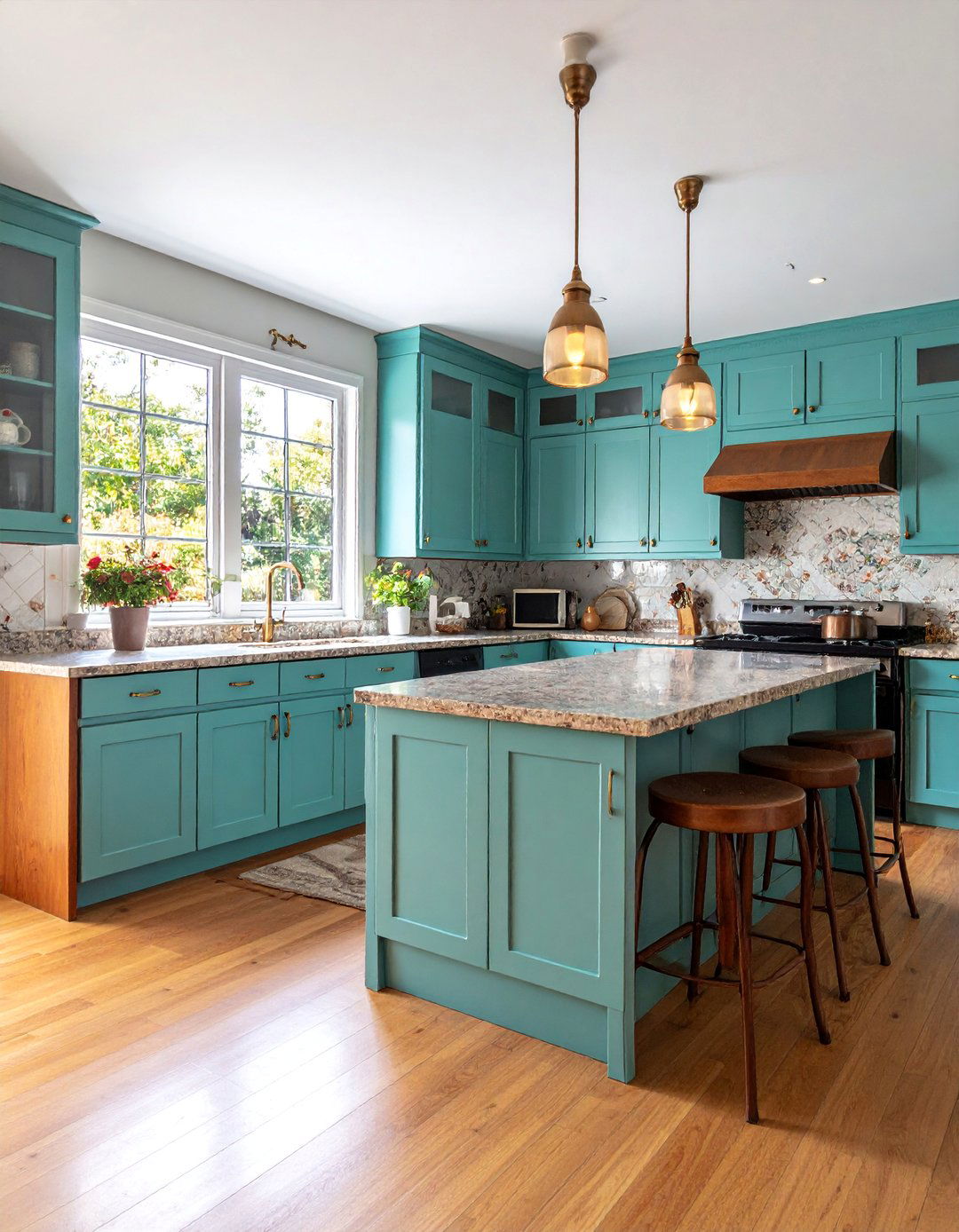 Kitchen with Laminate Surfaces and Easy Care Materials - 25 70s Kitchen Ideas