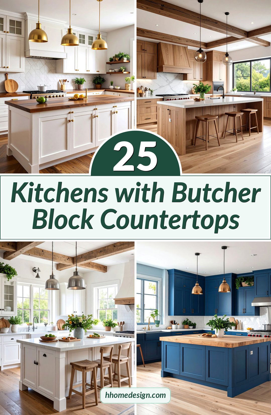 25 Kitchens with Butcher Block Countertops