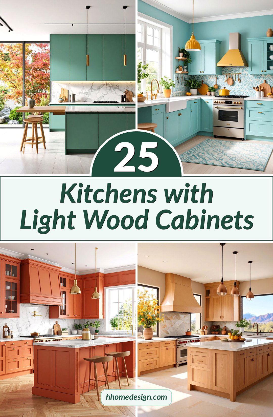 25 Kitchens with Light Wood Cabinets