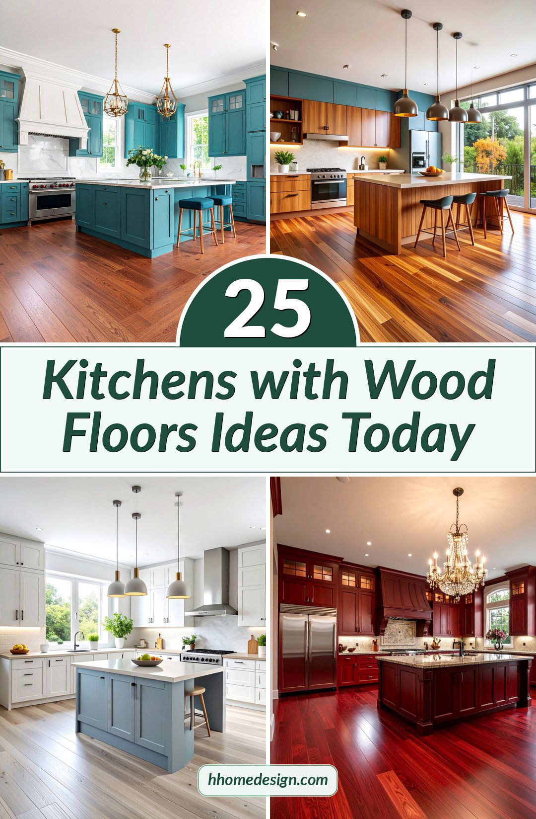 25 Kitchens with Wood Floors Ideas Today