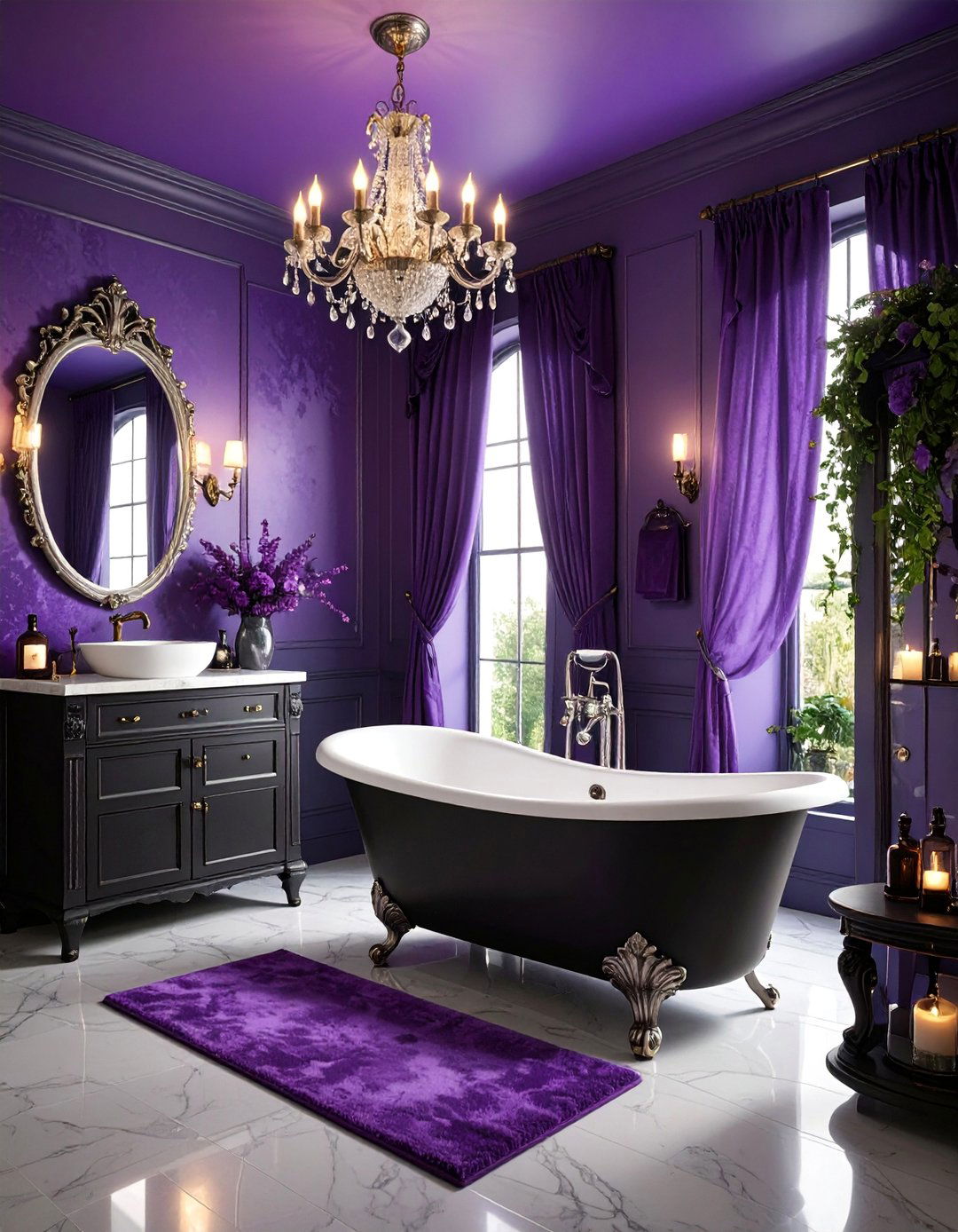 Knockturn Alley Dark Arts Bathroom - 25 Harry Potter Bathroom Ideas