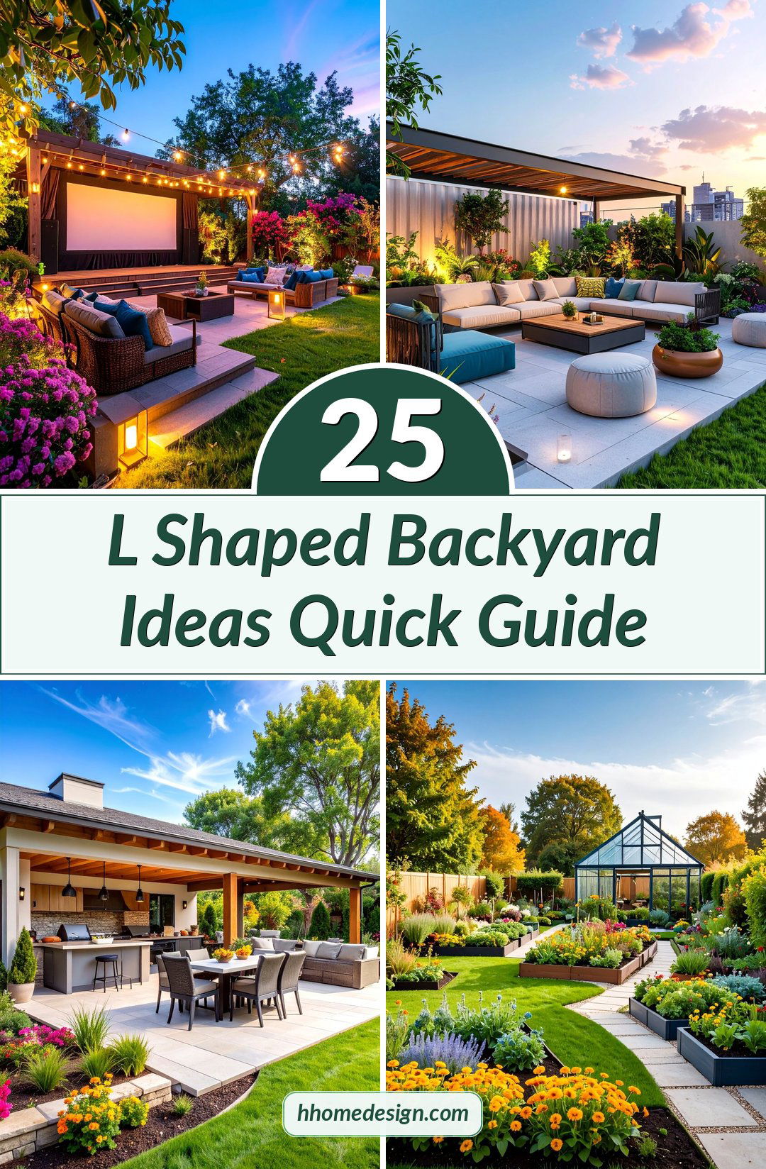 25 L Shaped Backyard Ideas Quick Guide
