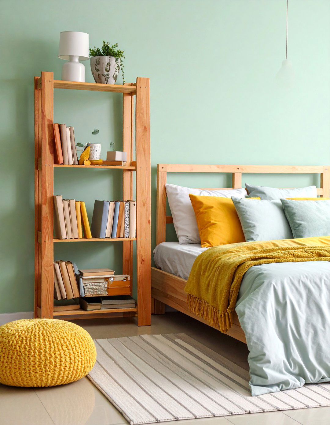 Ladder Shelf Units for Display and Storage - 25 small bedroom storage ideas