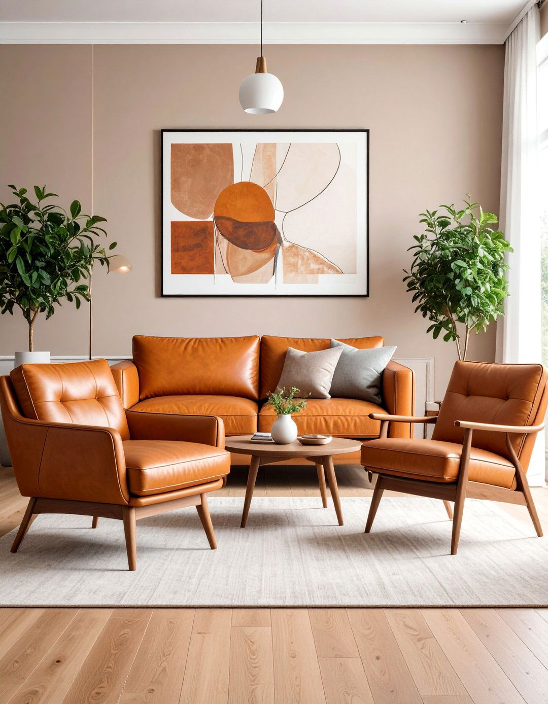 Lagom Inspired Balanced Living Room Design - 25 Scandinavian Living Room Ideas