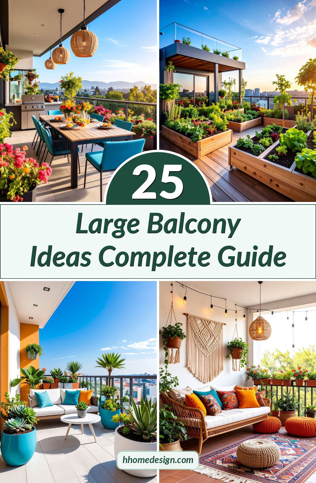 25 Large Balcony Ideas Complete Guide