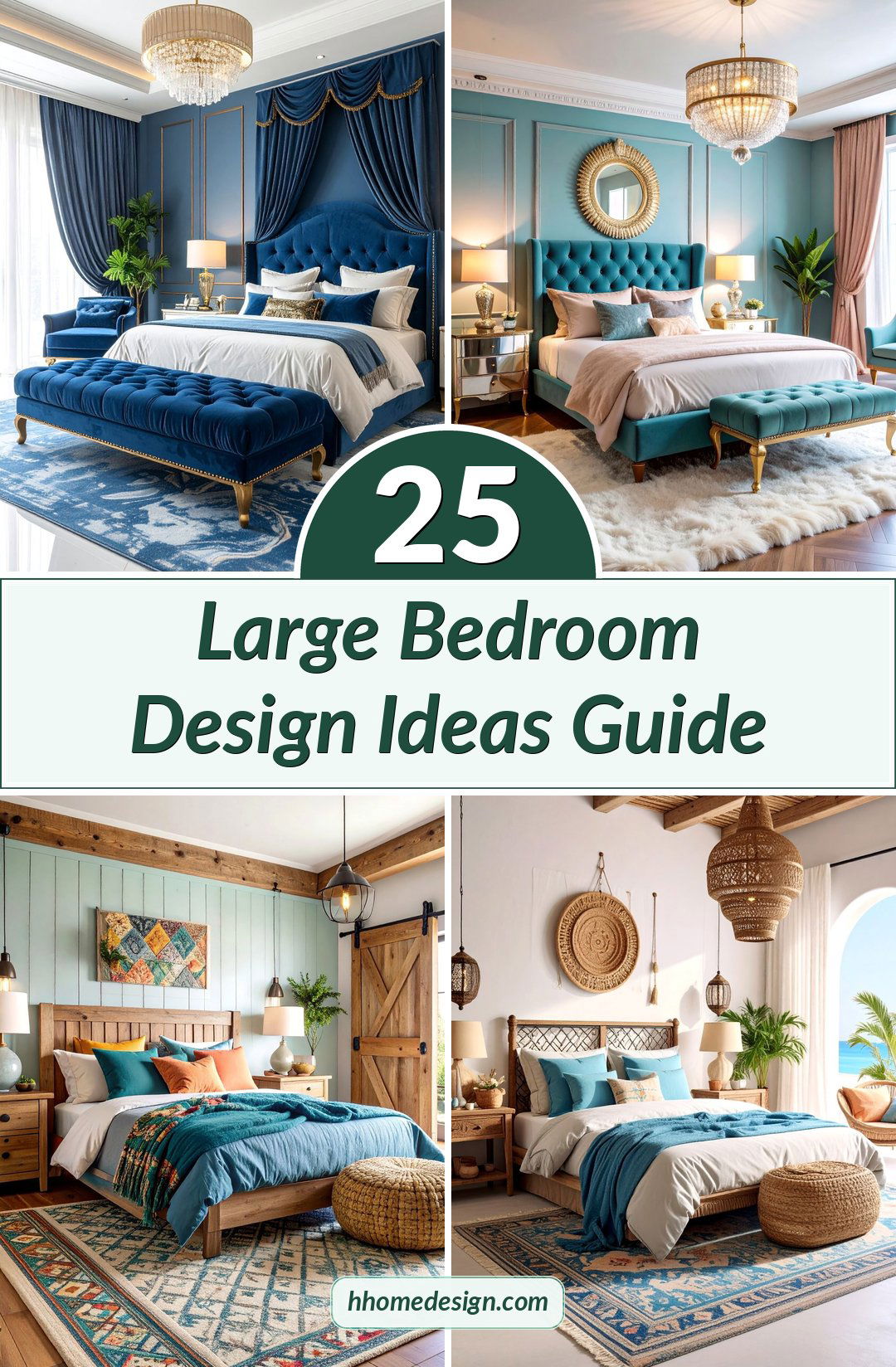 25 Large Bedroom Design Ideas Guide