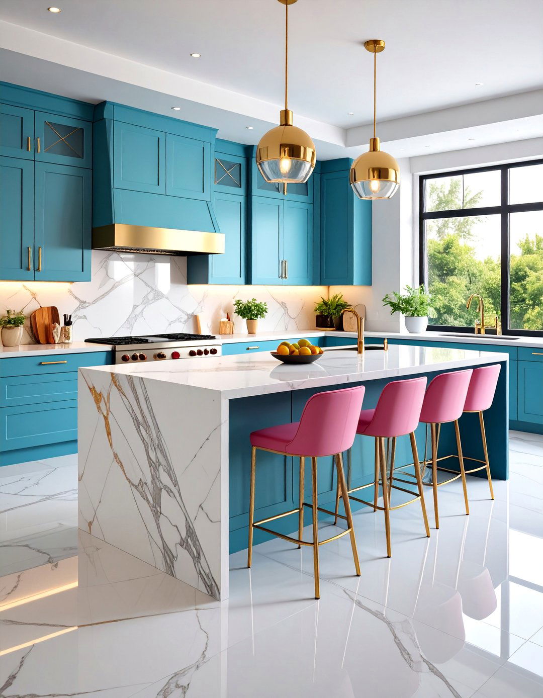Large Format Quartz Slabs with Minimal Seams - 25 Quartz Kitchen Countertops