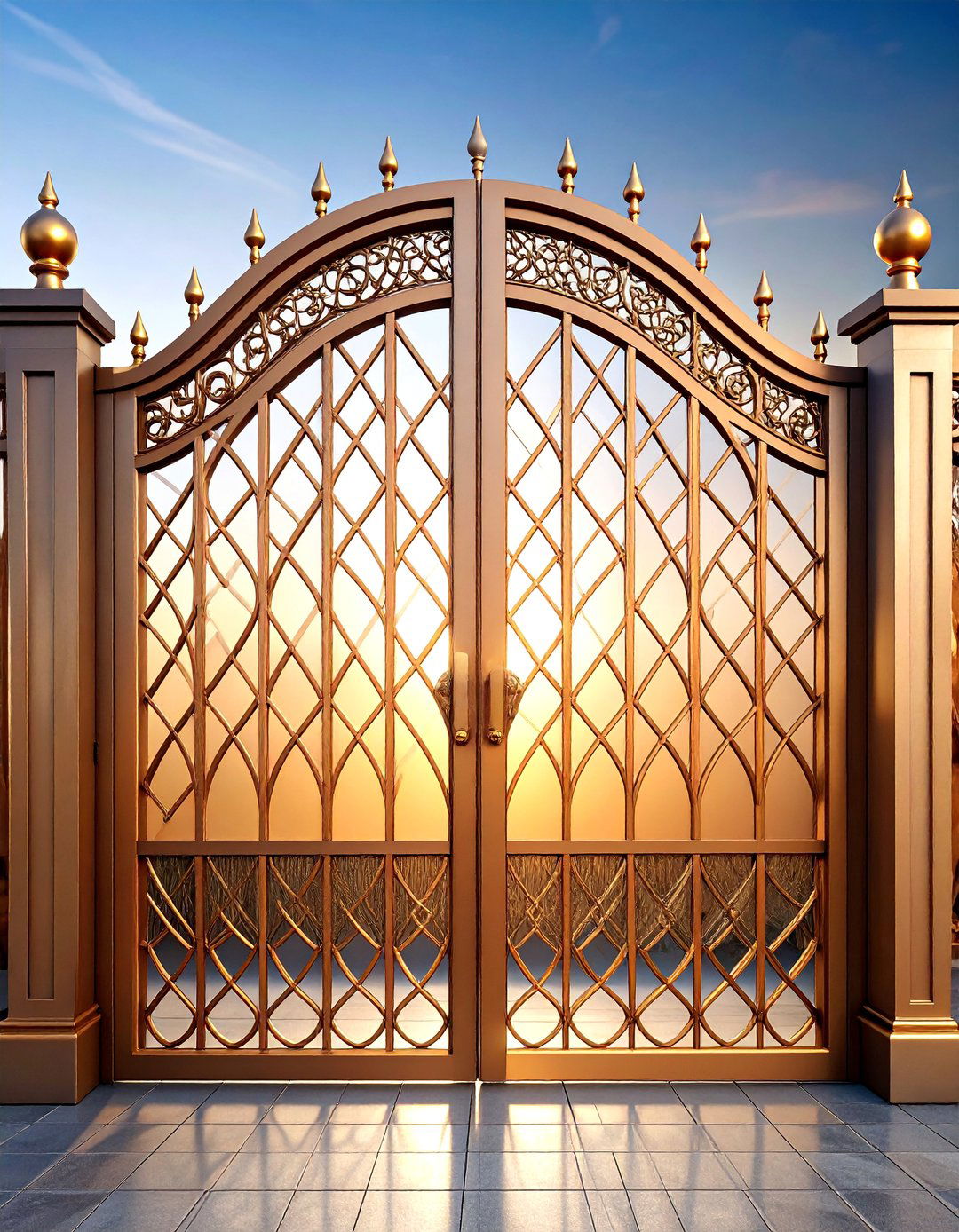 Laser Cut Metal Art Fence Gate - 25 Fence Gate Ideas