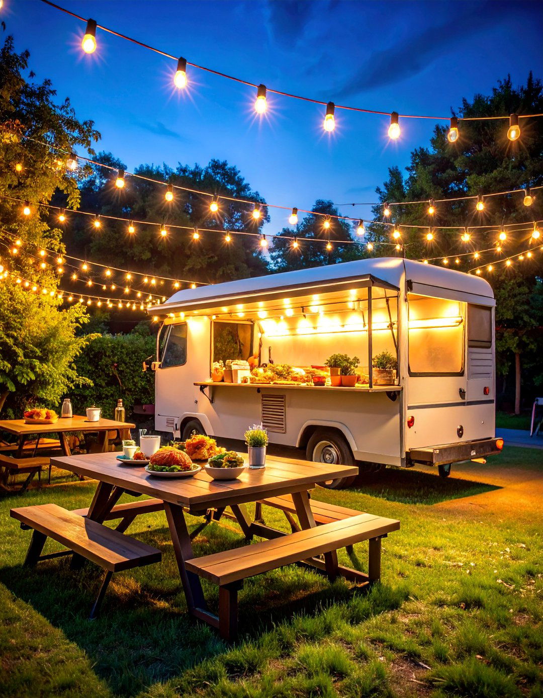 Late Night Comfort Food Truck Station - 25 Wedding Buffet Ideas