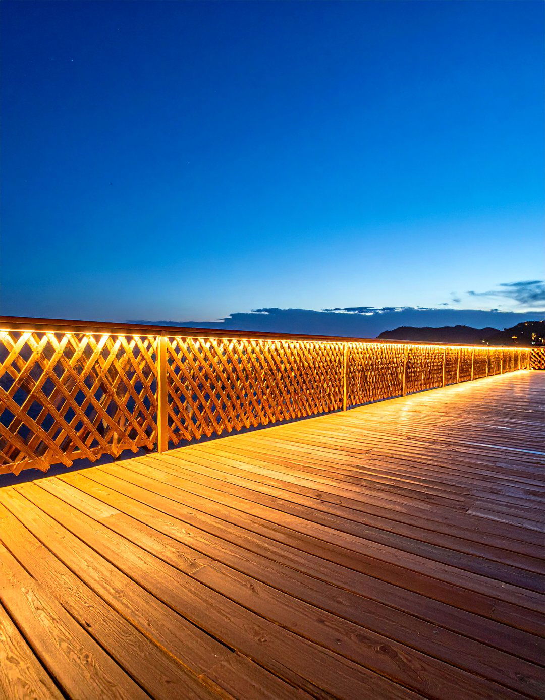Lattice with Built In Lighting - 25 Deck Lattice Ideas