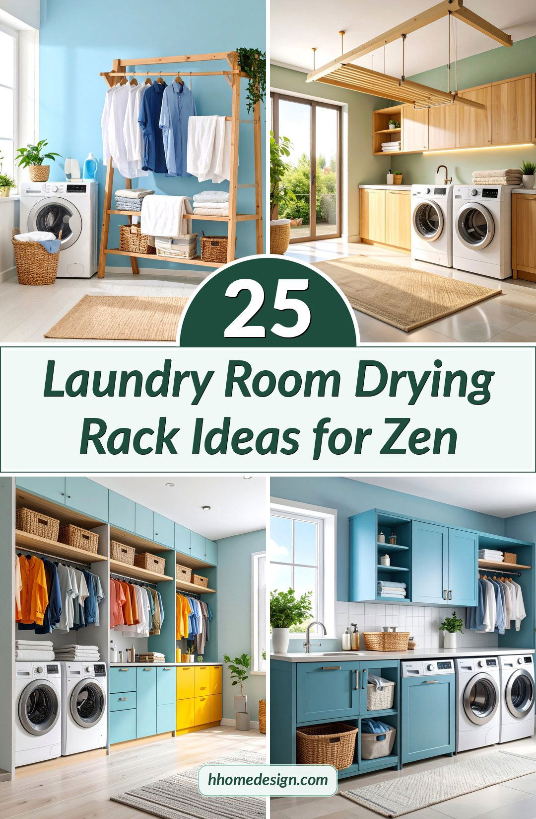 25 Laundry Room Drying Rack Ideas for Zen