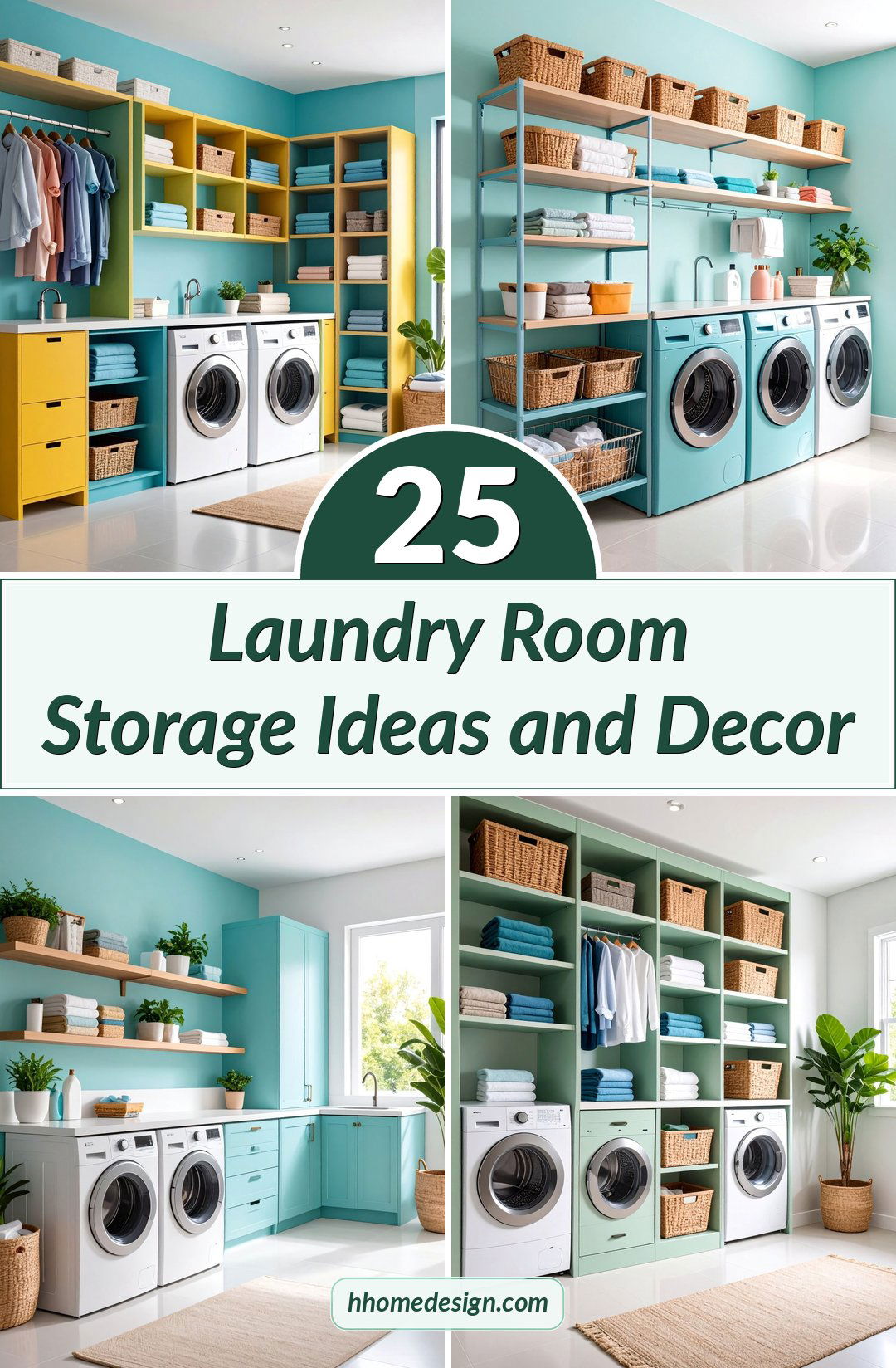 25 Laundry Room Storage Ideas and Decor