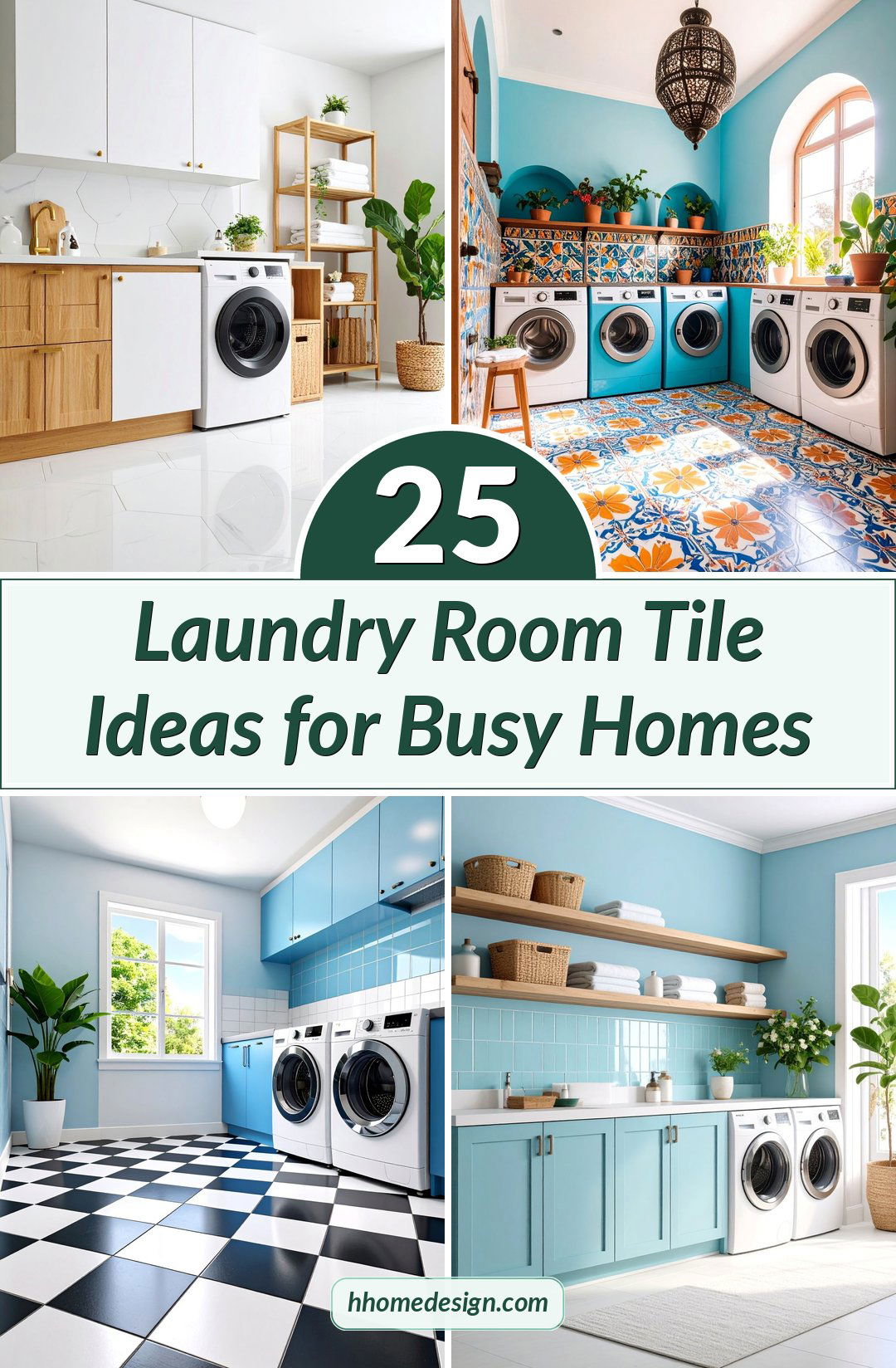 25 Laundry Room Tile Ideas for Busy Homes