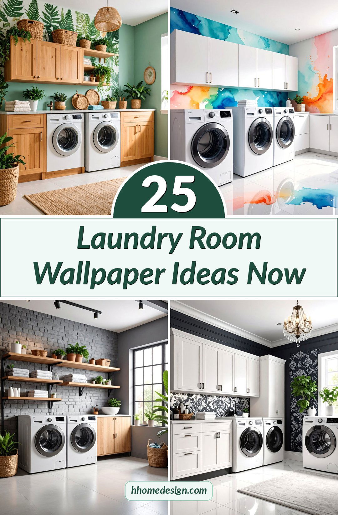 25 Laundry Room Wallpaper Ideas Now