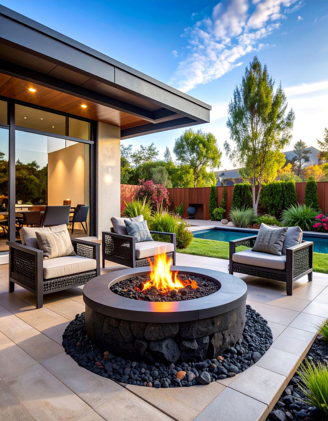Lava Rock Fire Pit Design - 25 Rock Fire Pit Ideas