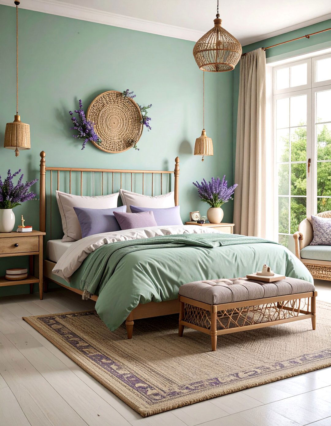 Lavender Cottage Bedroom with Provence Inspiration - 25 Cottage Bedroom Ideas