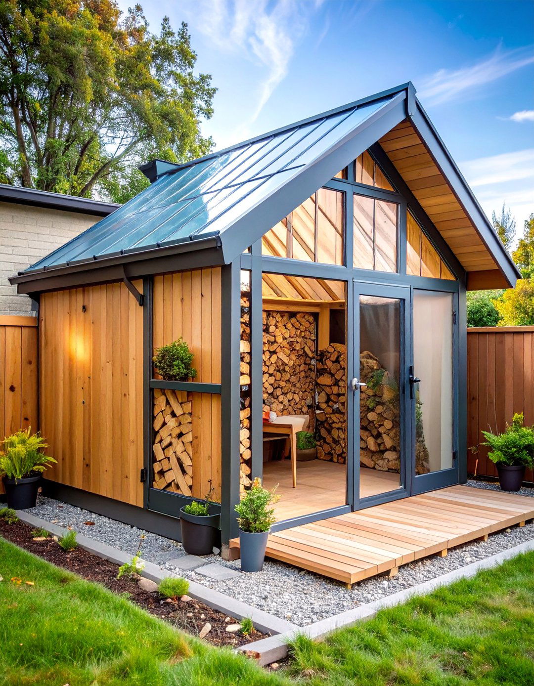 Lean To Firewood Wood Shed - 25 wood shed ideas