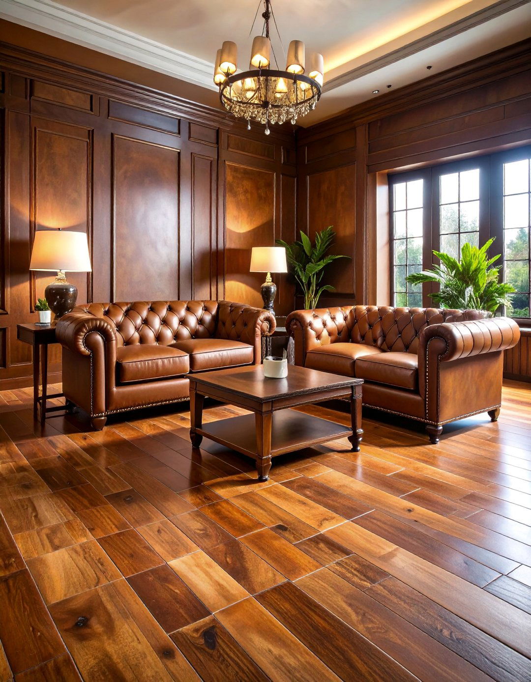Leather Tile Man Cave Flooring - 25 Man Cave Flooring Ideas