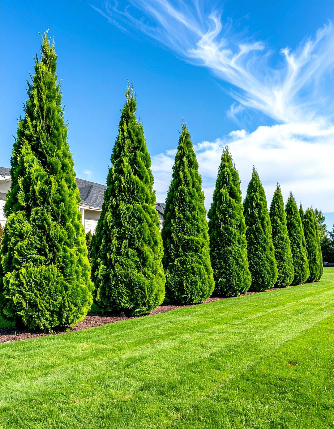 Leyland Cypress for Tall Privacy Windbreaks - 25 Shrubs for Privacy
