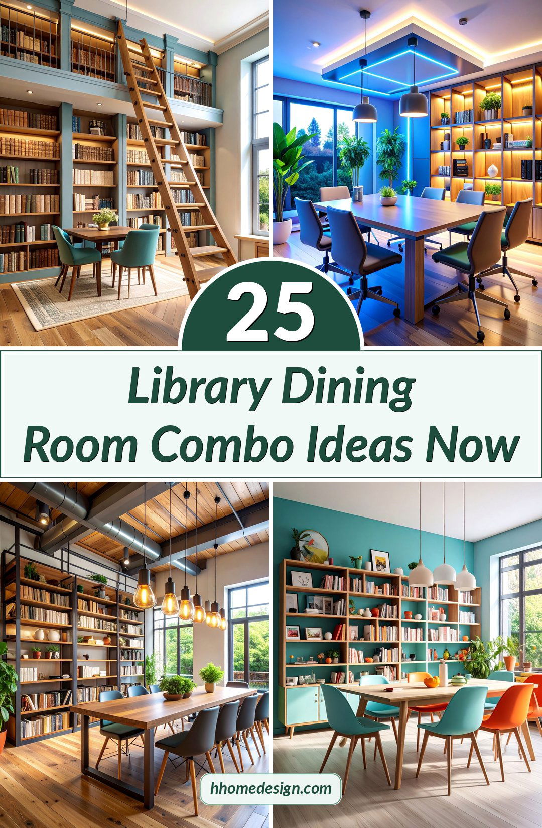 25 Library Dining Room Combo Ideas Now