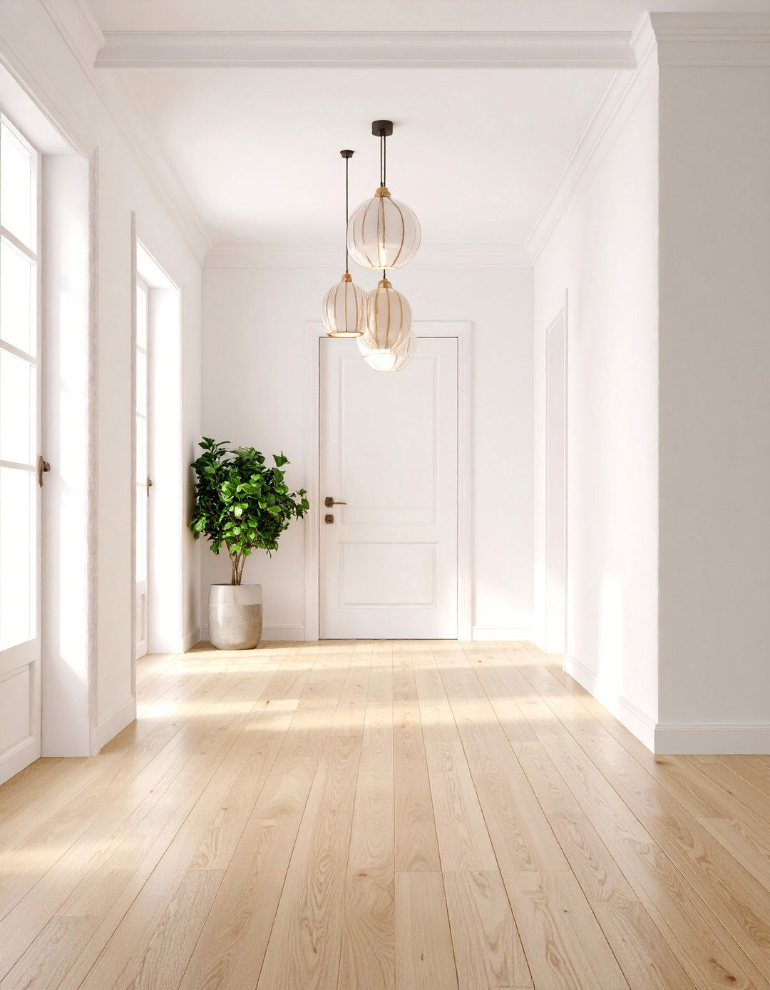 Light and Bright Scandinavian Style - 25 Hallway Decor Ideas