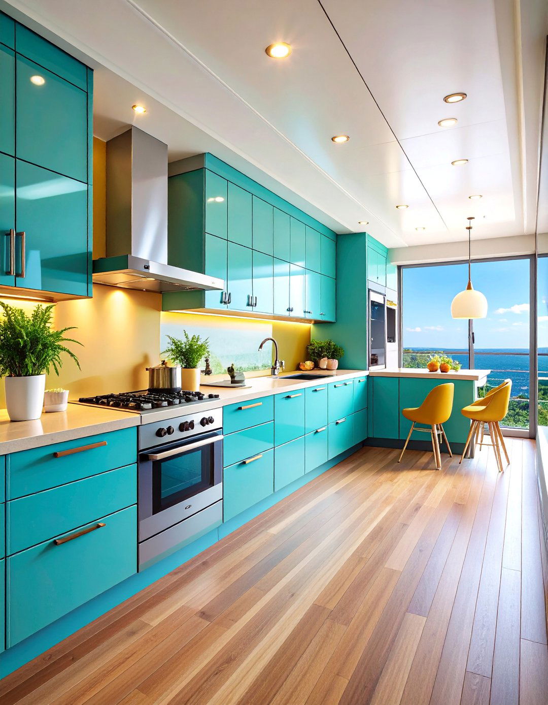 Linear Galley Deck Kitchen Design - 25 Outdoor Kitchen on Deck
